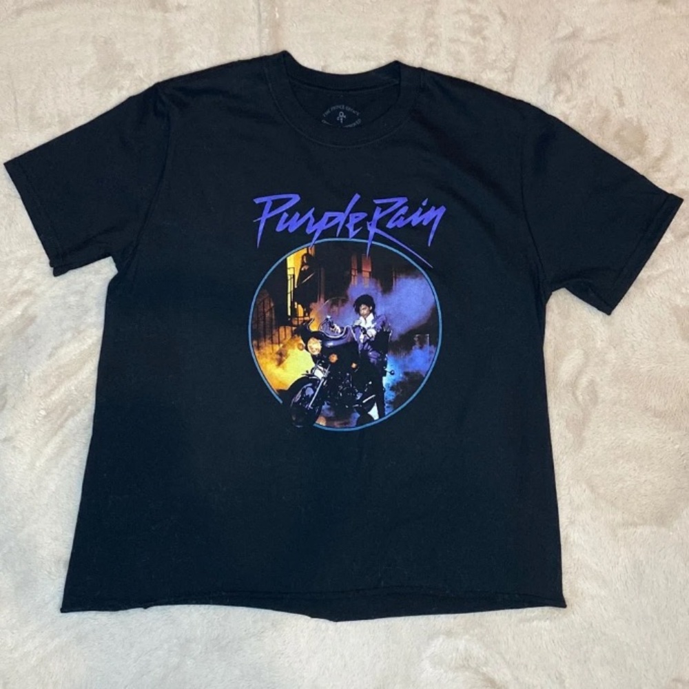Prince Purple Rain crop top medium